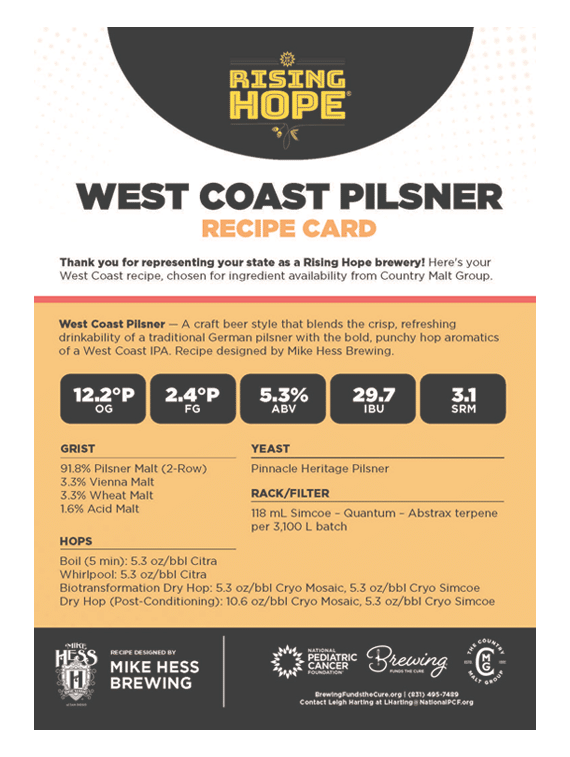 WEST COAST RECIPE SMALL